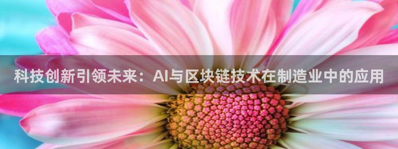 科技创新引领未来：AI与区块链技术在制造业中的应用